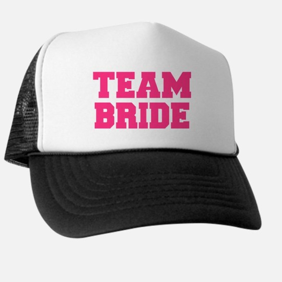 Personalised Custom text 'Team Bride' printed on Baseball caps